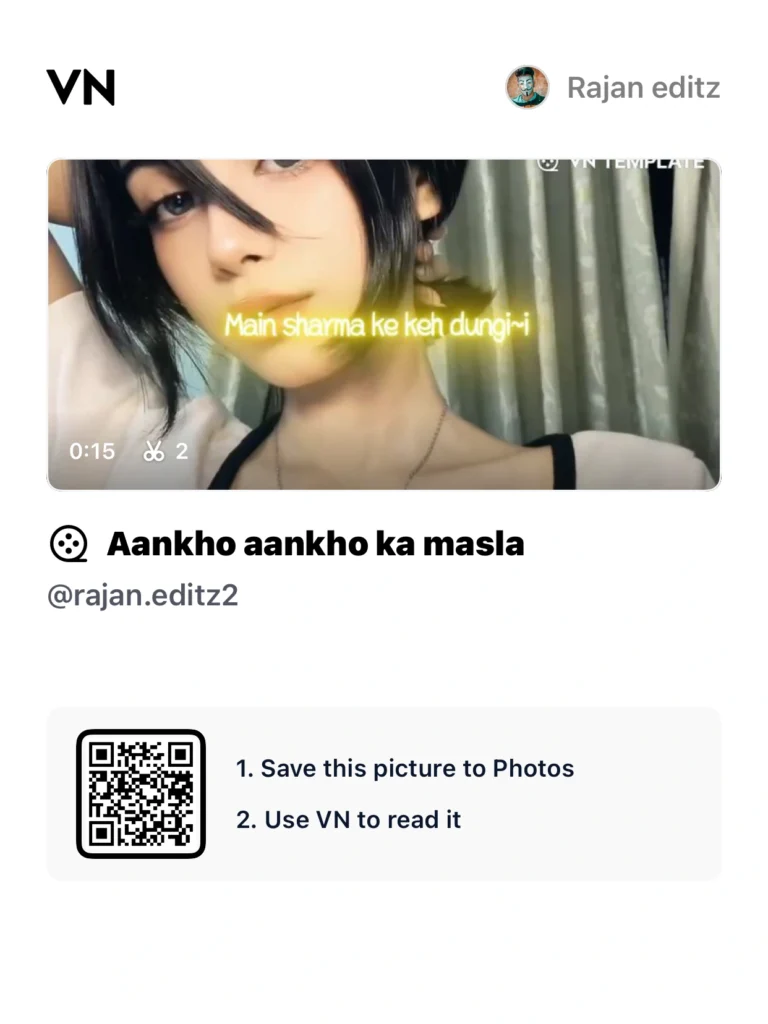 Aankho Aankho Ka Masla VN Template Code 1