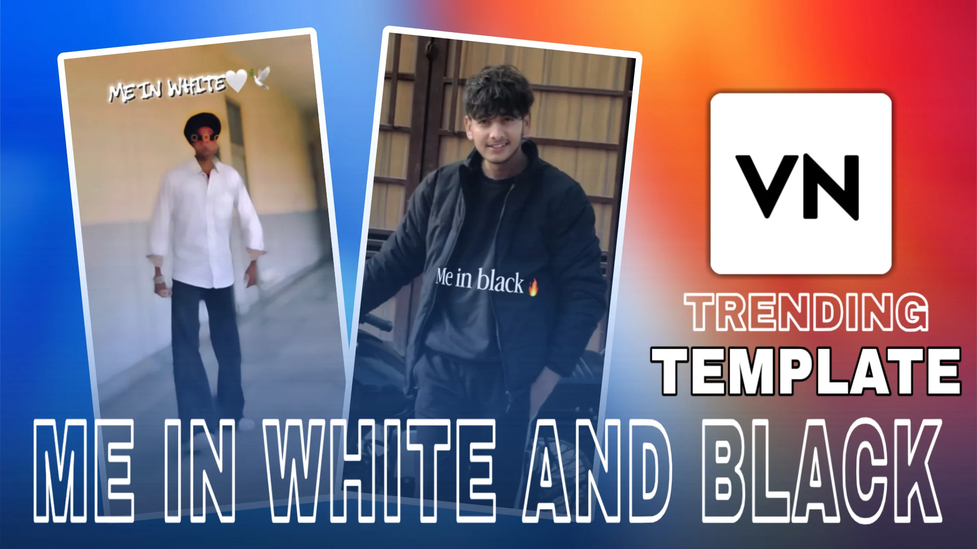 Me In White And Black VN Template