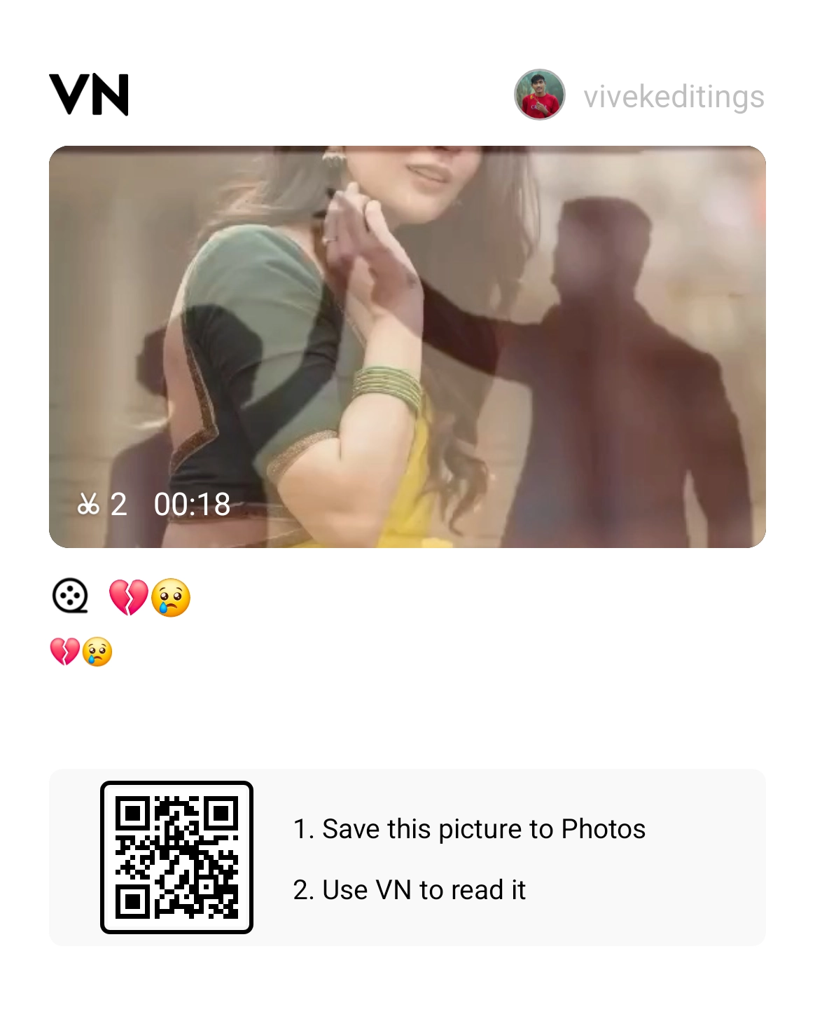 Sabse Jyada Dukh Kab Hota Hai VN Template Code