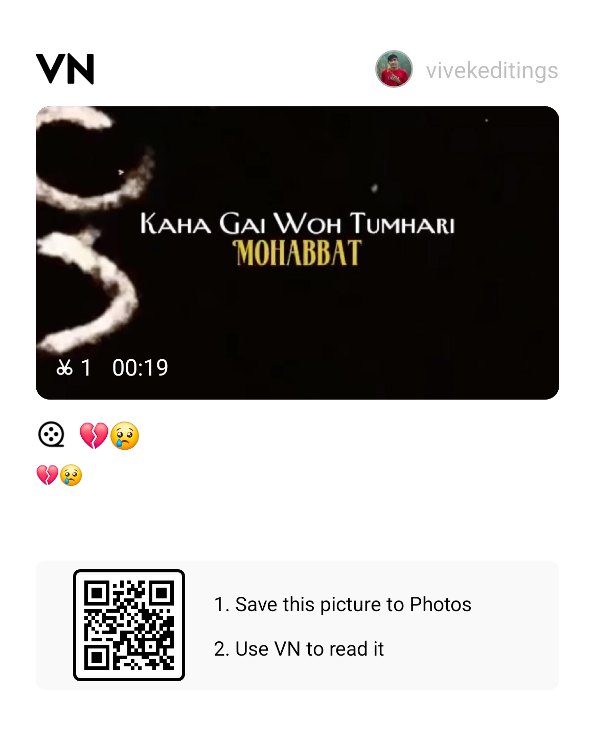 Kaha Gai Woh Tumhari Mohabbat VN Template Code