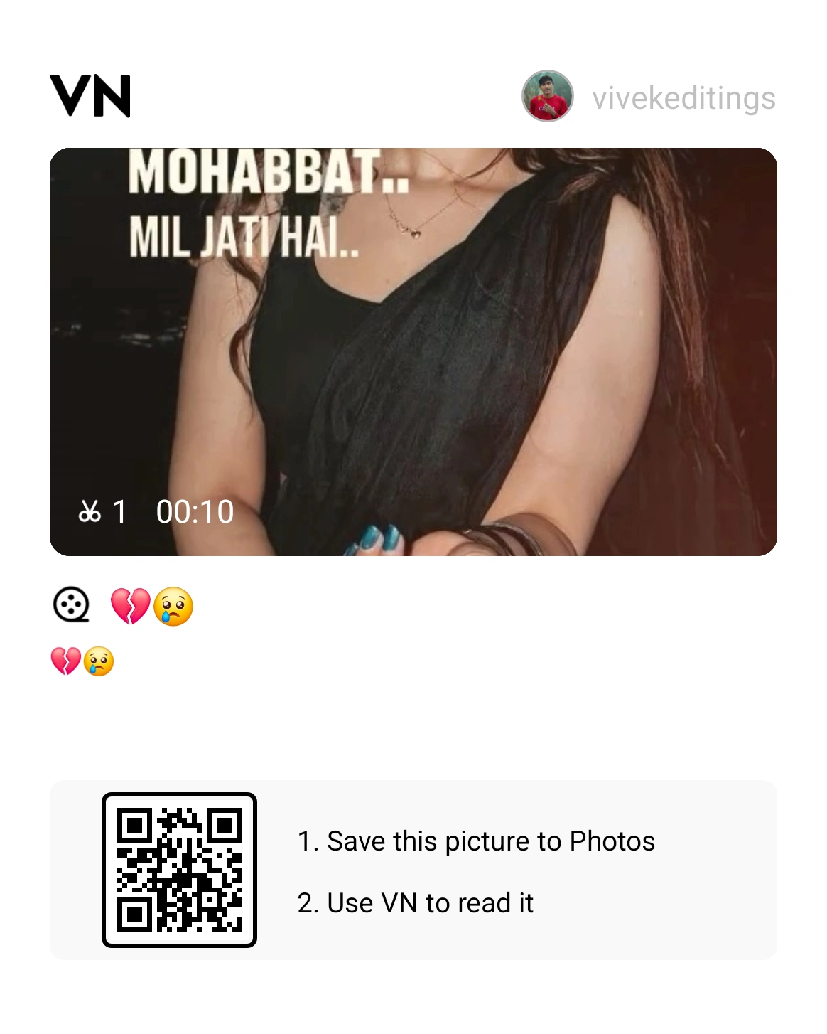 Nasib Valo Ko Mohabbat Mil Jati Hai VN Template Code