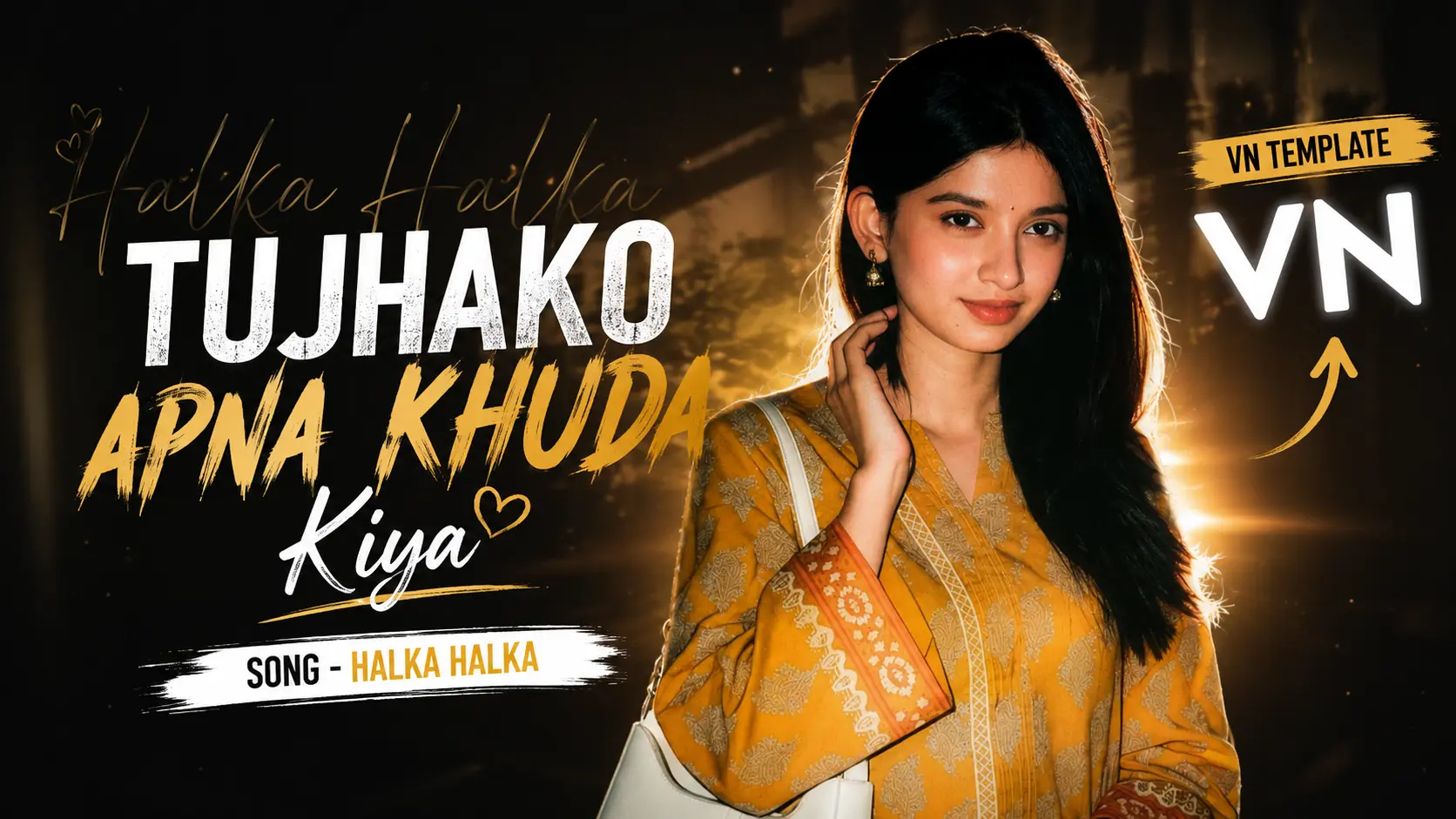 Tujhako Apna Khuda Kiya VN Template