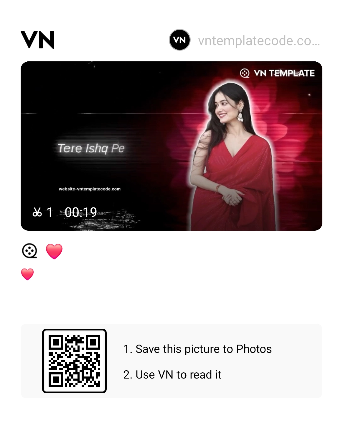 Tere Ishq Pe Tere Waqt Pe VN Template Code 2