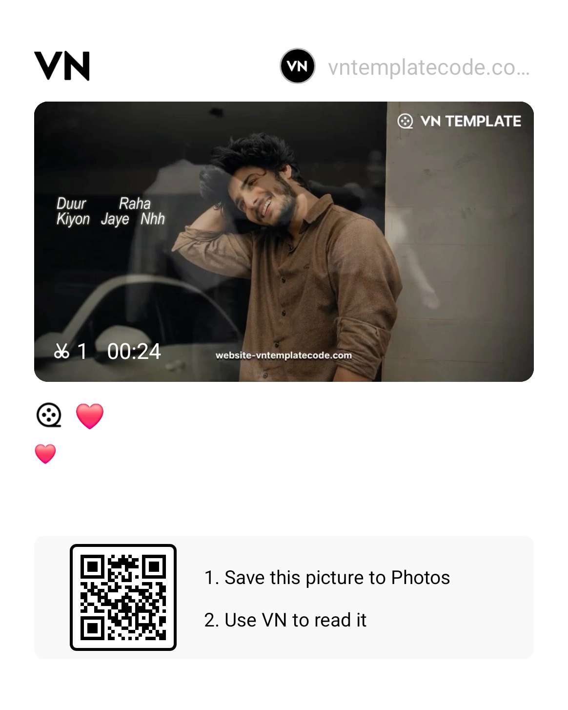 Tera Fitoor VN Template Code 4