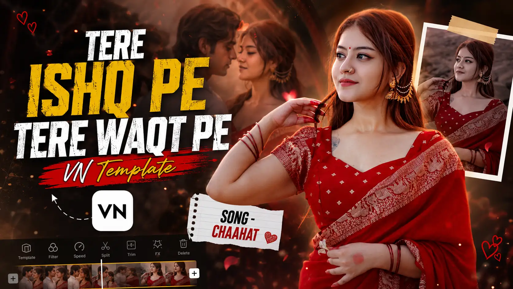 Tere Ishq Pe Tere Waqt Pe VN Template