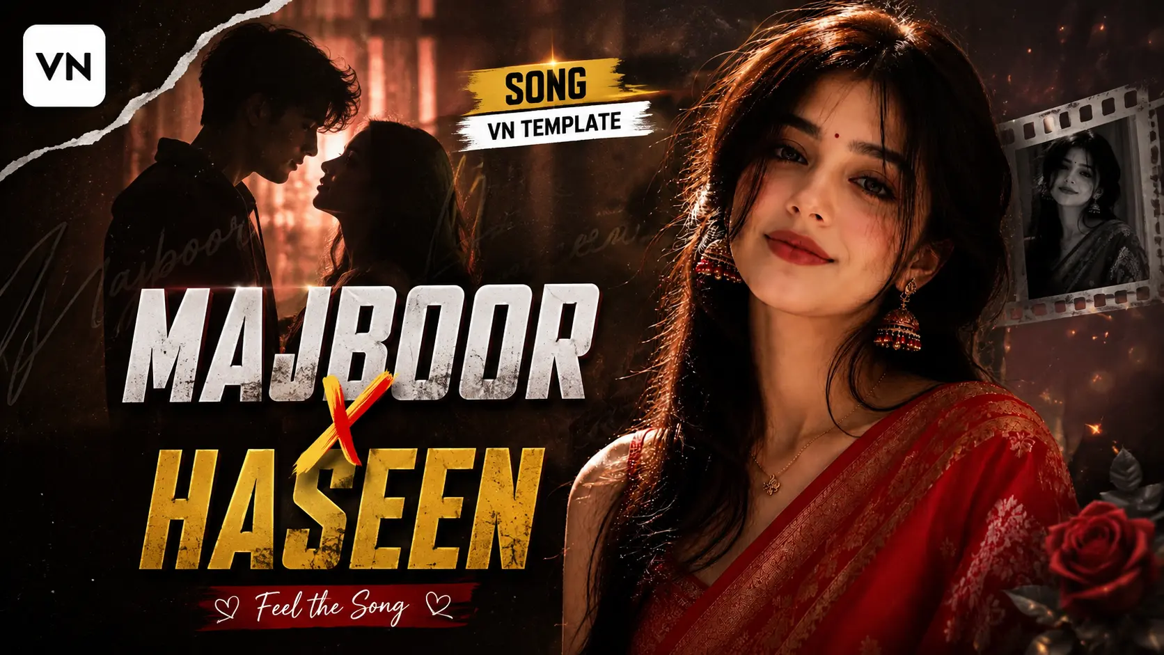 Majboor X Haseen VN Template