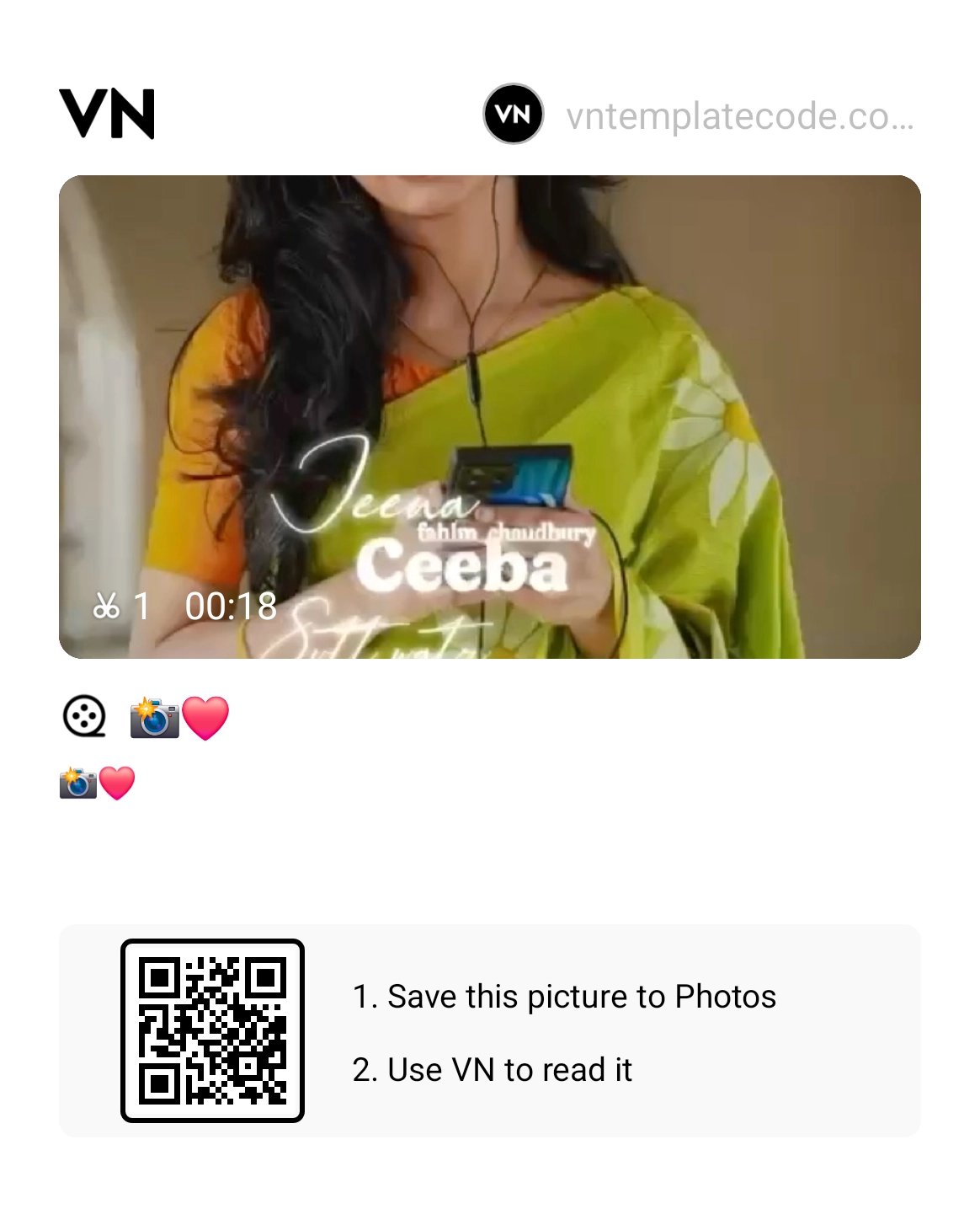 Camera Wale Camera Wale VN Template Code