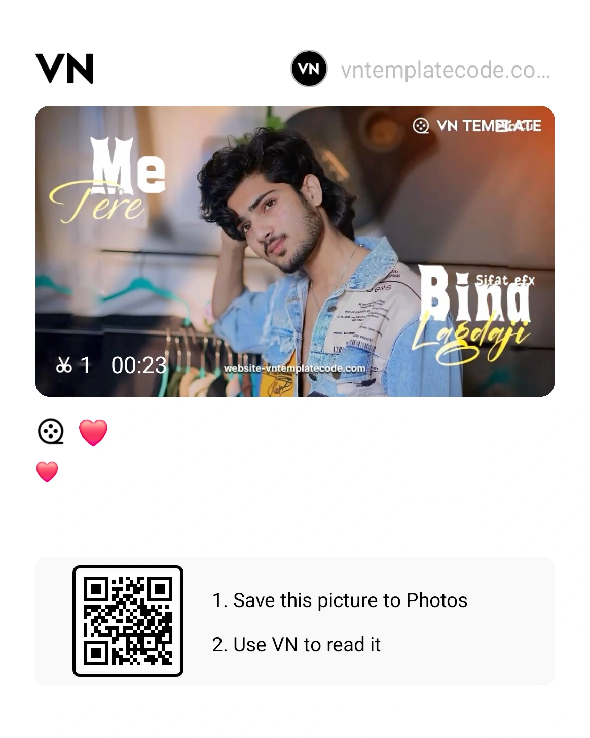 Mai Tenu Samjhawan Ki VN Template Code