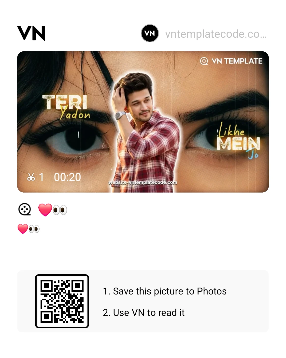 Teri Yadon Mein Likhe Jo VN Template Code