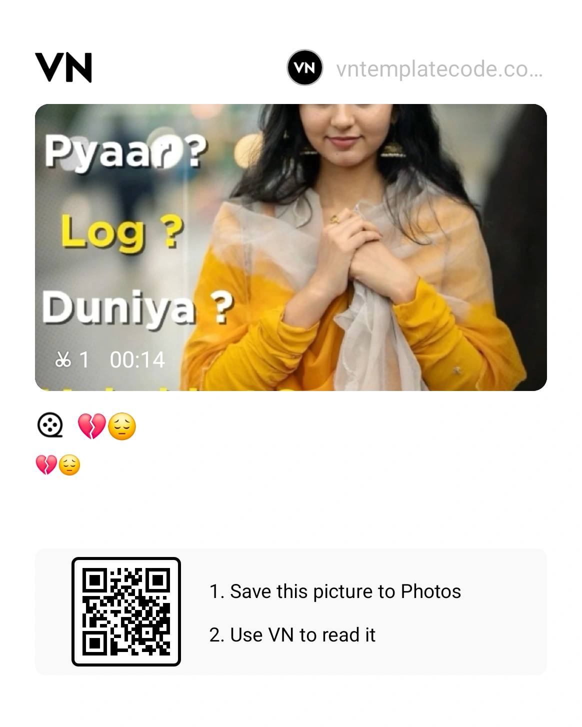 Jaane De Jo Chala Gaya Hai VN Template Code