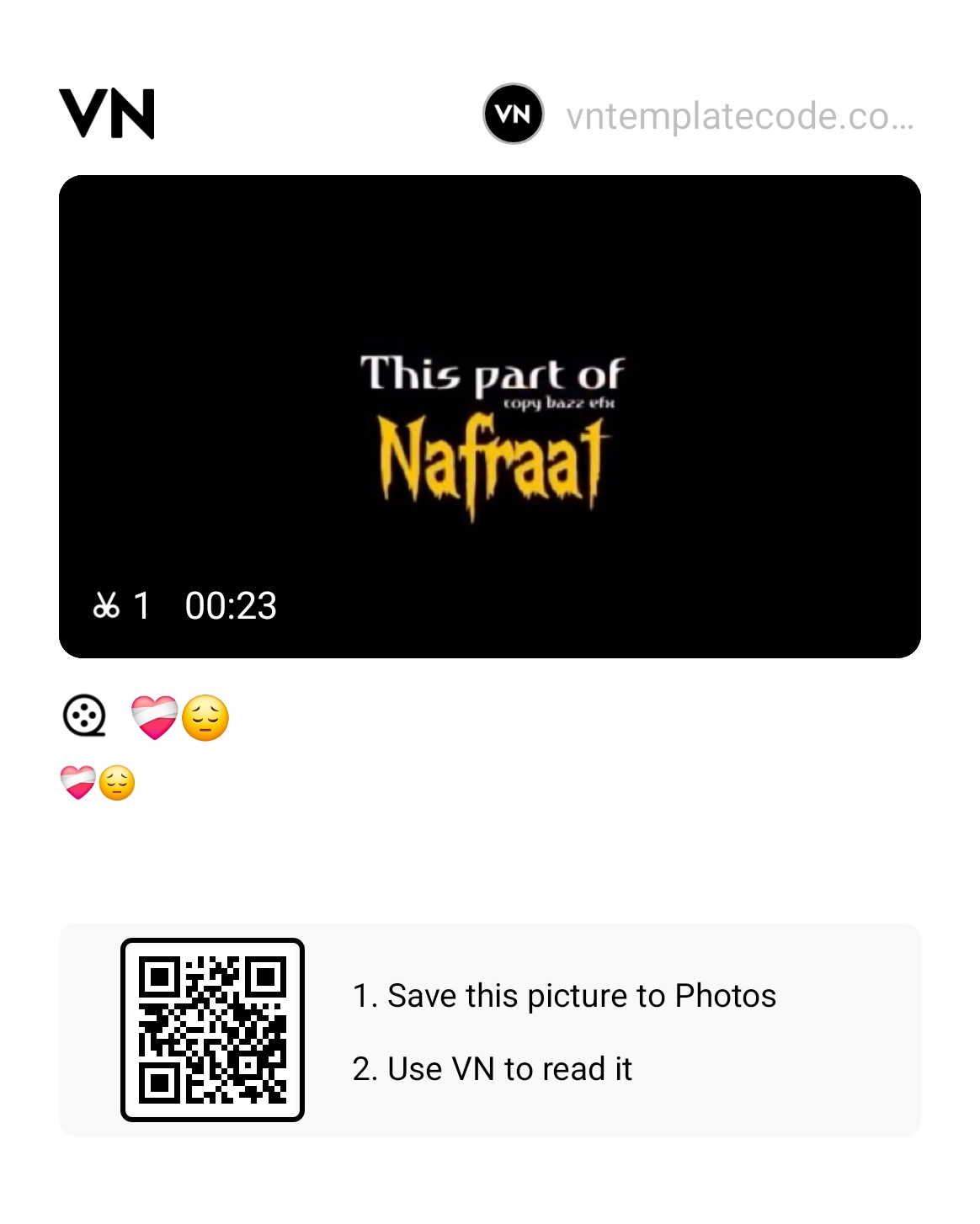 Nafrat VN Template Code