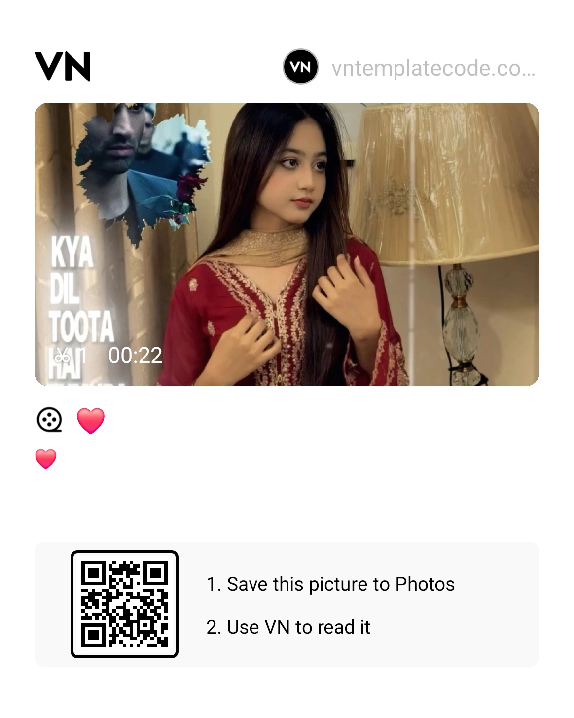 Sanam Re X Tere Vaaste VN Template Code 4
