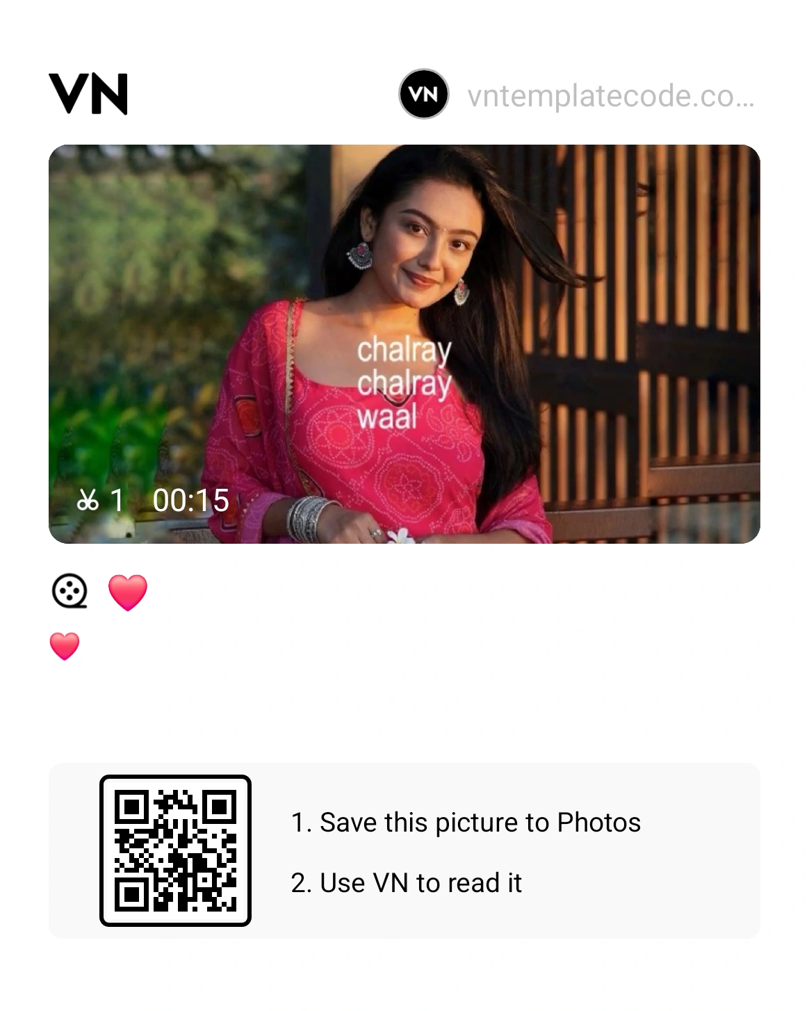 Chalre Chalre Waal VN Template Code 3