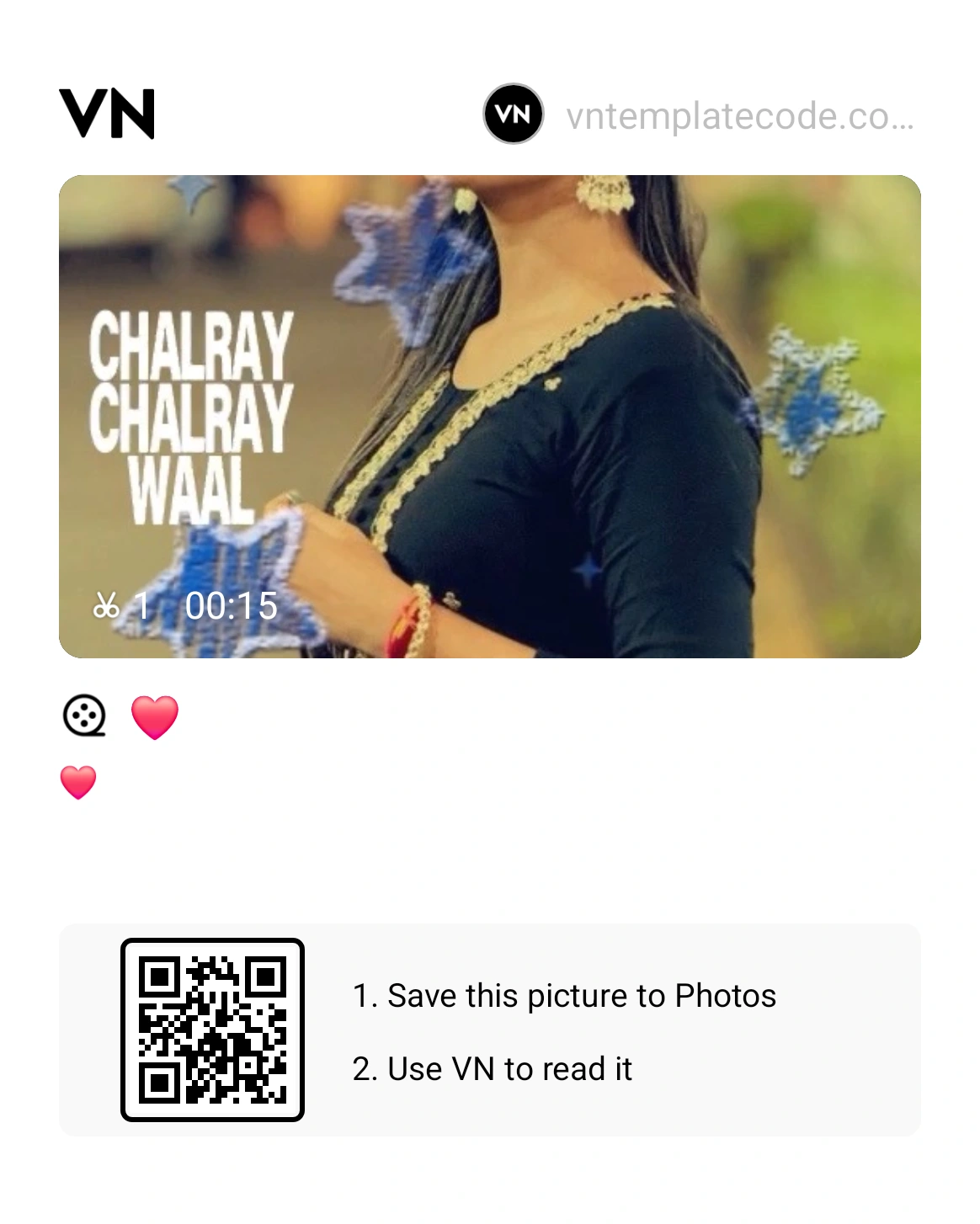 Chalre Chalre Waal VN Template Code 4