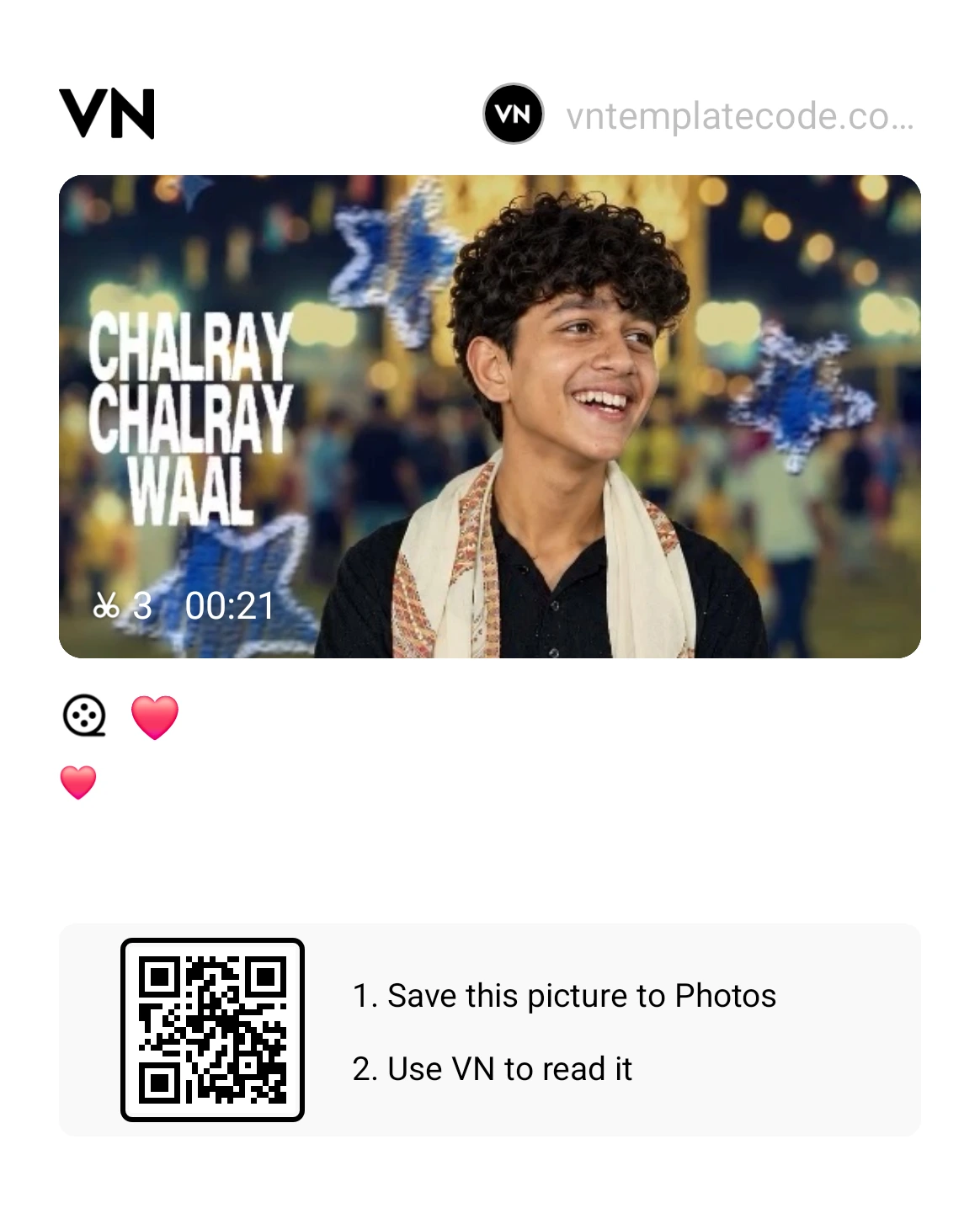 Chalre Chalre Waal VN Template Code 7