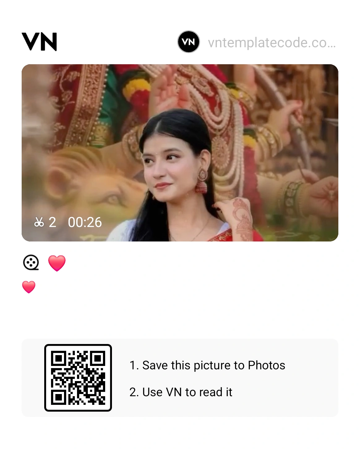 Navratri VN Template Code